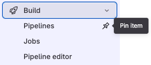 A selected pin icon.